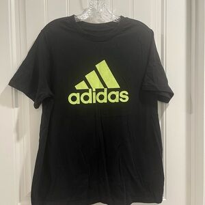 GUC Adidas Black T-Shirt with Yellow Logo Size 1 XL